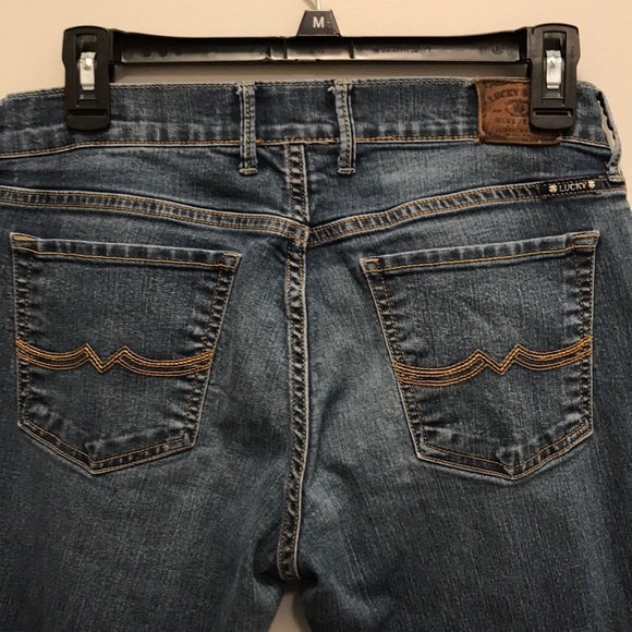 Lucky Brand Straight Leg Jeans - Medium Blue Denim - Picture 4 of 7